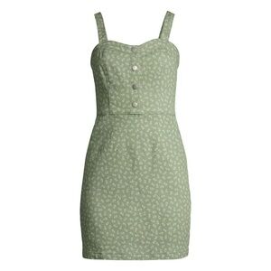 No Boundaries Juniors' Pinafore Overall Dress